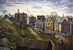 Back Street, 1940, private collection, Yvonne Twining Humber © 1940